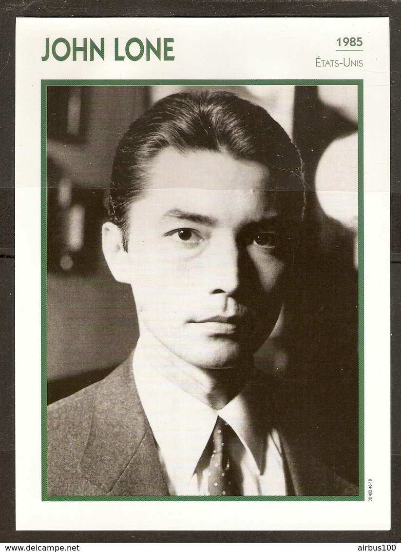 PORTRAIT DE STAR 1985 ÉTATS UNIS USA - ACTEUR JOHN LONE - UNITED STATES USA ACTOR CINEMA FILM PHOTO - Fotos