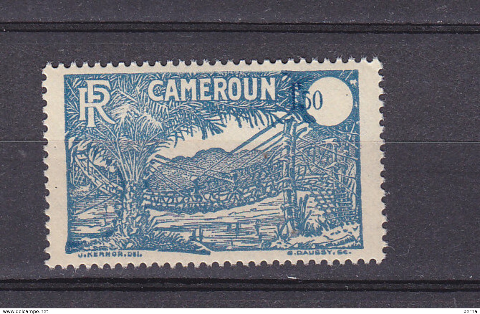 CAMEROUN 128 VALEUR DECALEE SIGNE A.BRUN  SUPERBE   LUXE NEUF SANS CHARNIERE - Nuevos