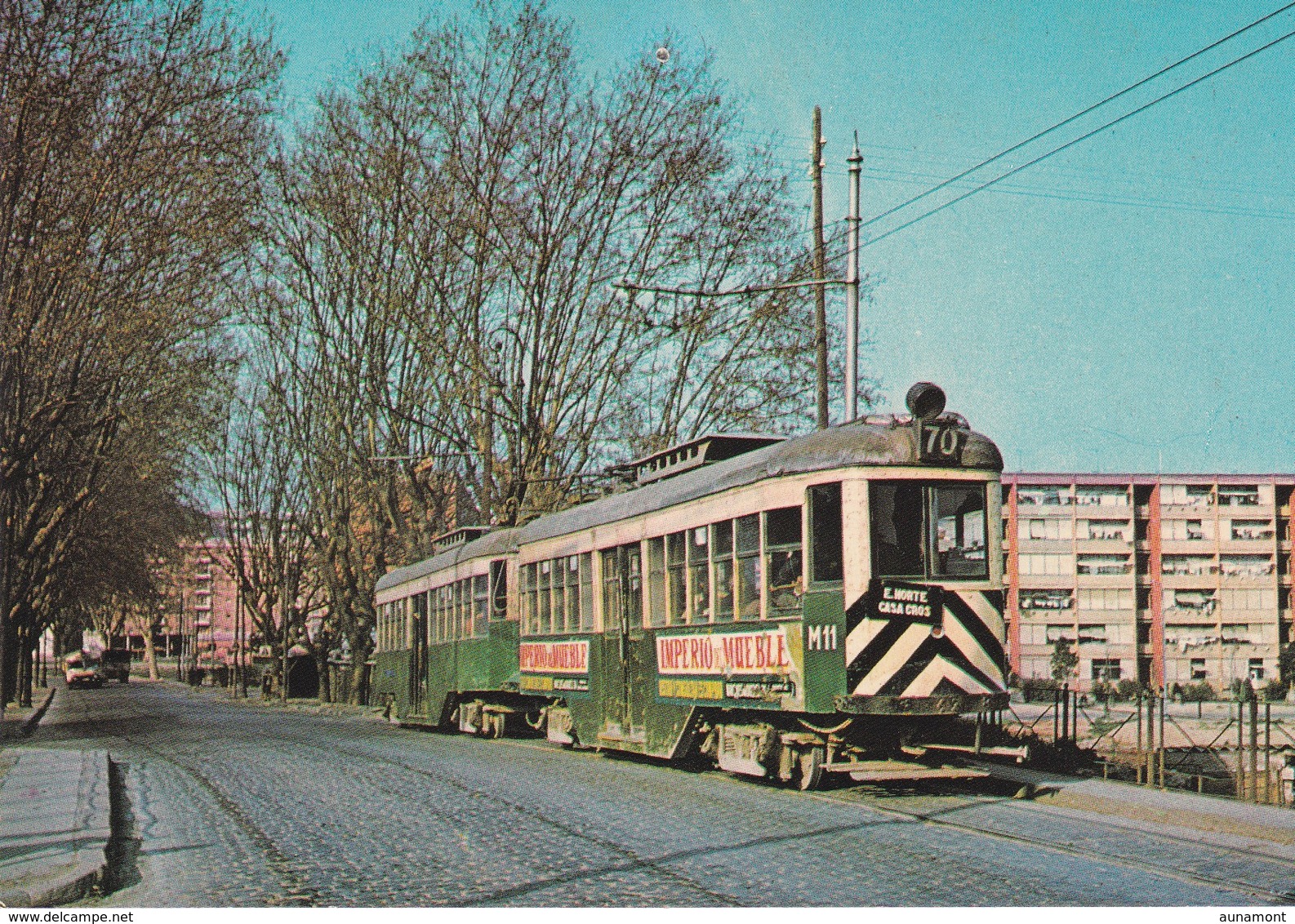 Tranvia  M.11 Nº 70 Construido En 1922 Por La Burgeise --Zona Carretera De Mataro En Mayo De 1964 - Tranvía