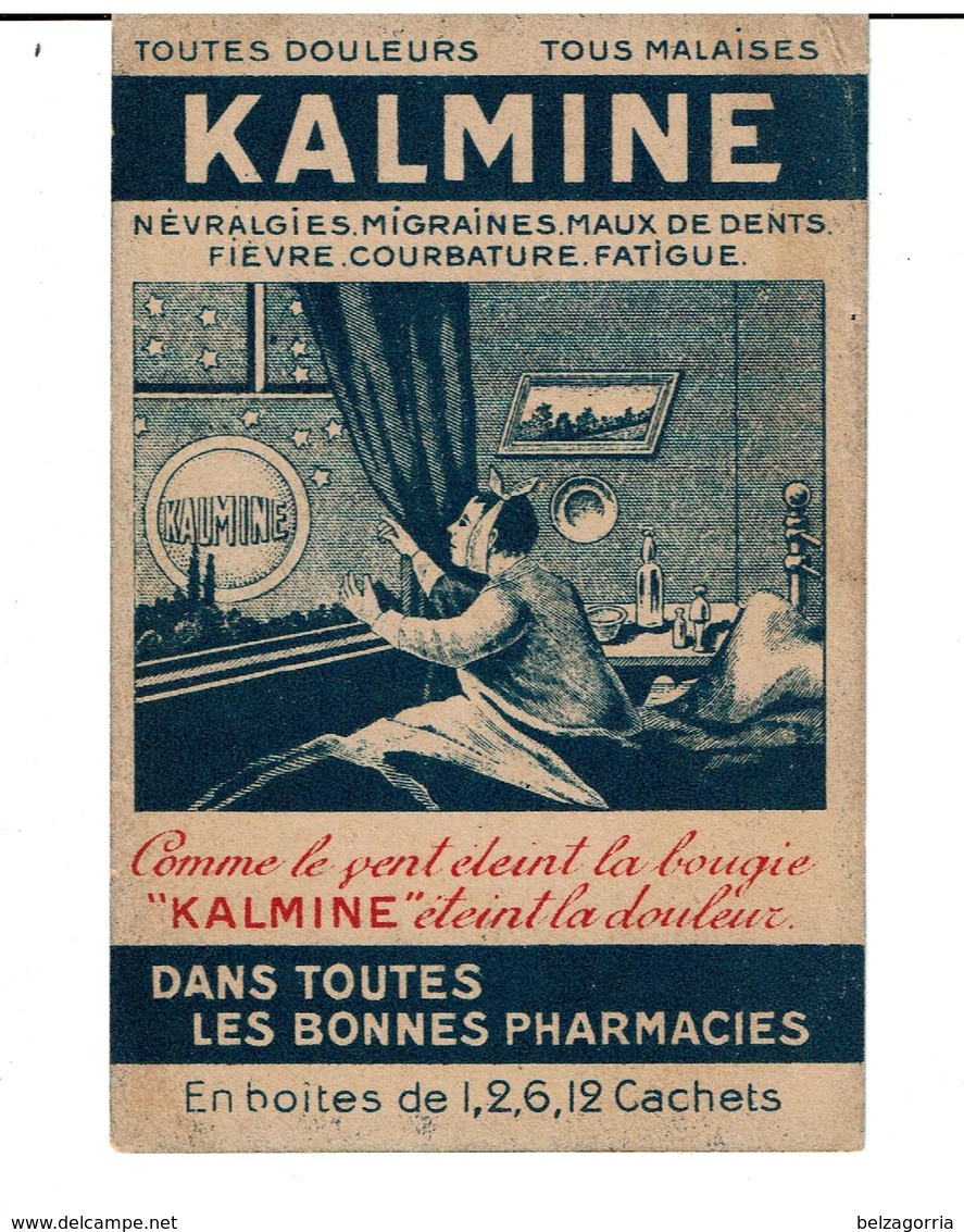 CALENDRIER PUBLICITAIRE KALMINE De 1927  RARE   -    VOIR SCANS - Grand Format : 1921-40