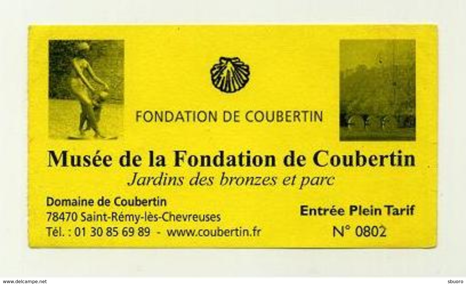 Musée De La Fondation Coubertin. Jardin Des Bronzes Et Parc. Saint-Rémy-lès-chevreuses, France - Tickets D'entrée