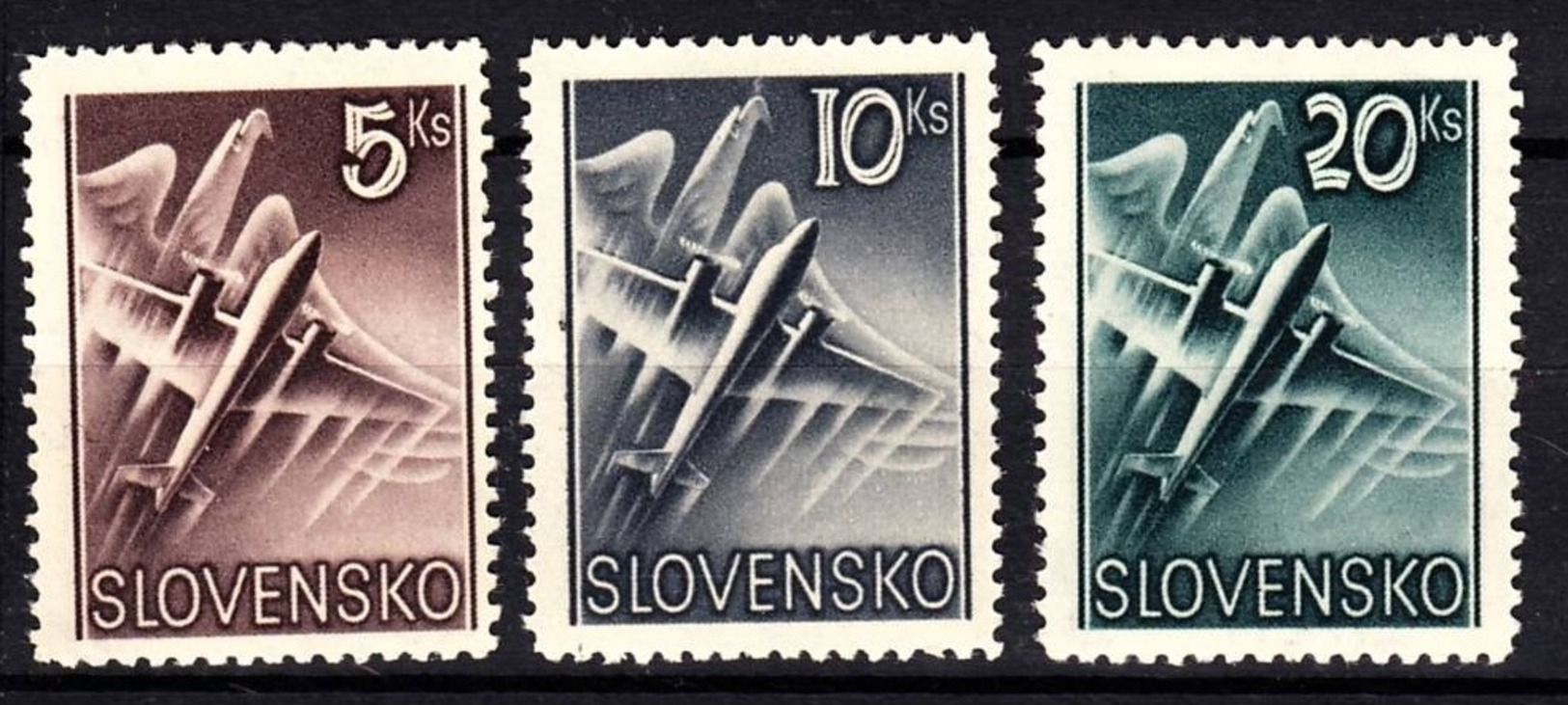 Slovakia 1940 Michel: 76-78 ** MNH - Airmail - Planes - Ungebraucht