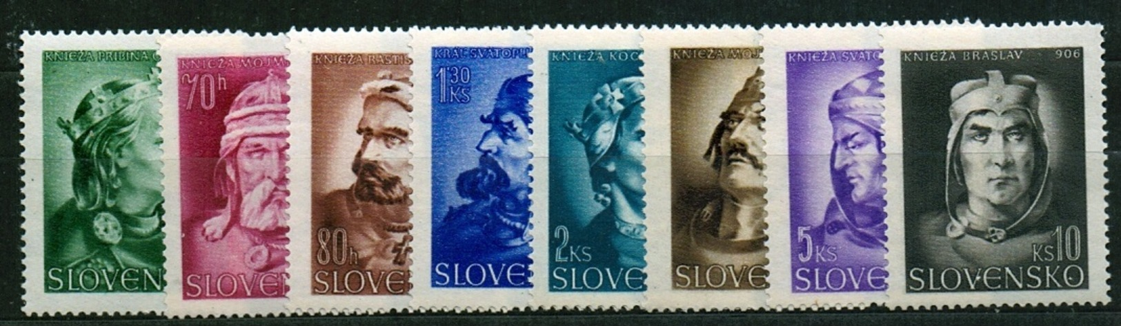 Slovakia 1944 Michel: 134-141 * MLH - Unused Stamps