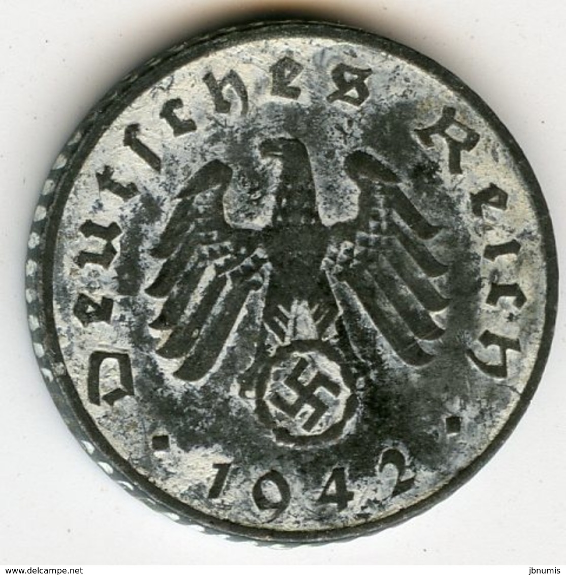 Allemagne Germany 5 Reichspfennig 1942 G J 370 KM 100 - 5 Reichspfennig