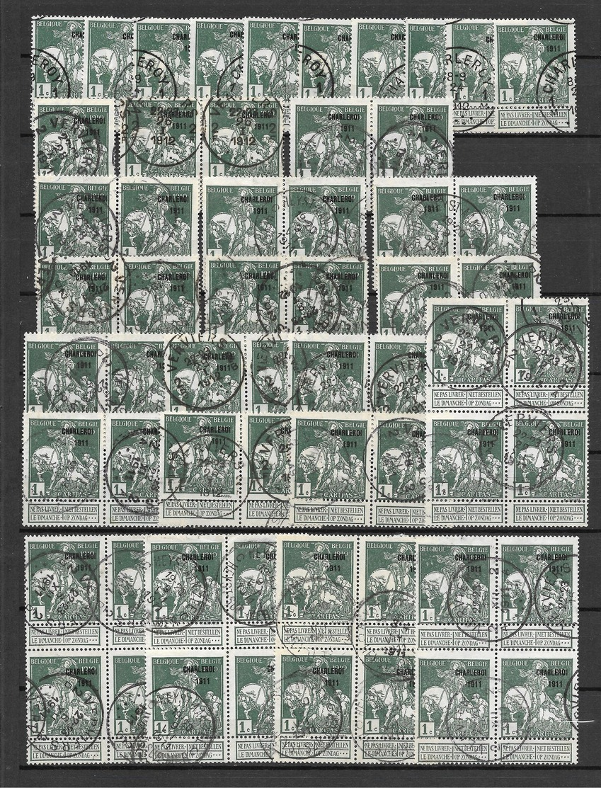 Belgium 1911 Mi. Nr.85III - 59 Used Stamps - 1910-1911 Caritas