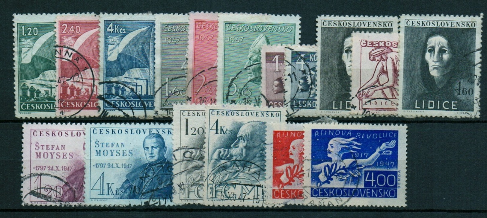 1947 Full Year - Fine Used - Años Completos