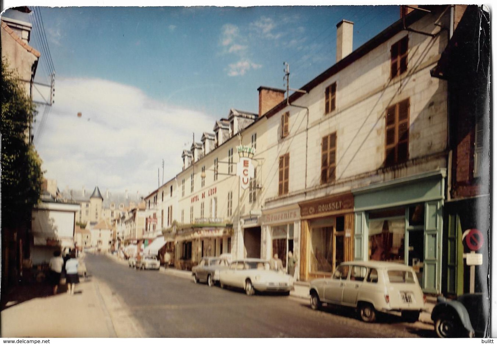 LAPALISSE - La Rue Principale - Voiture : Citroen DS - Renault 4 L - Peugeot 403 - Simca - Lapalisse