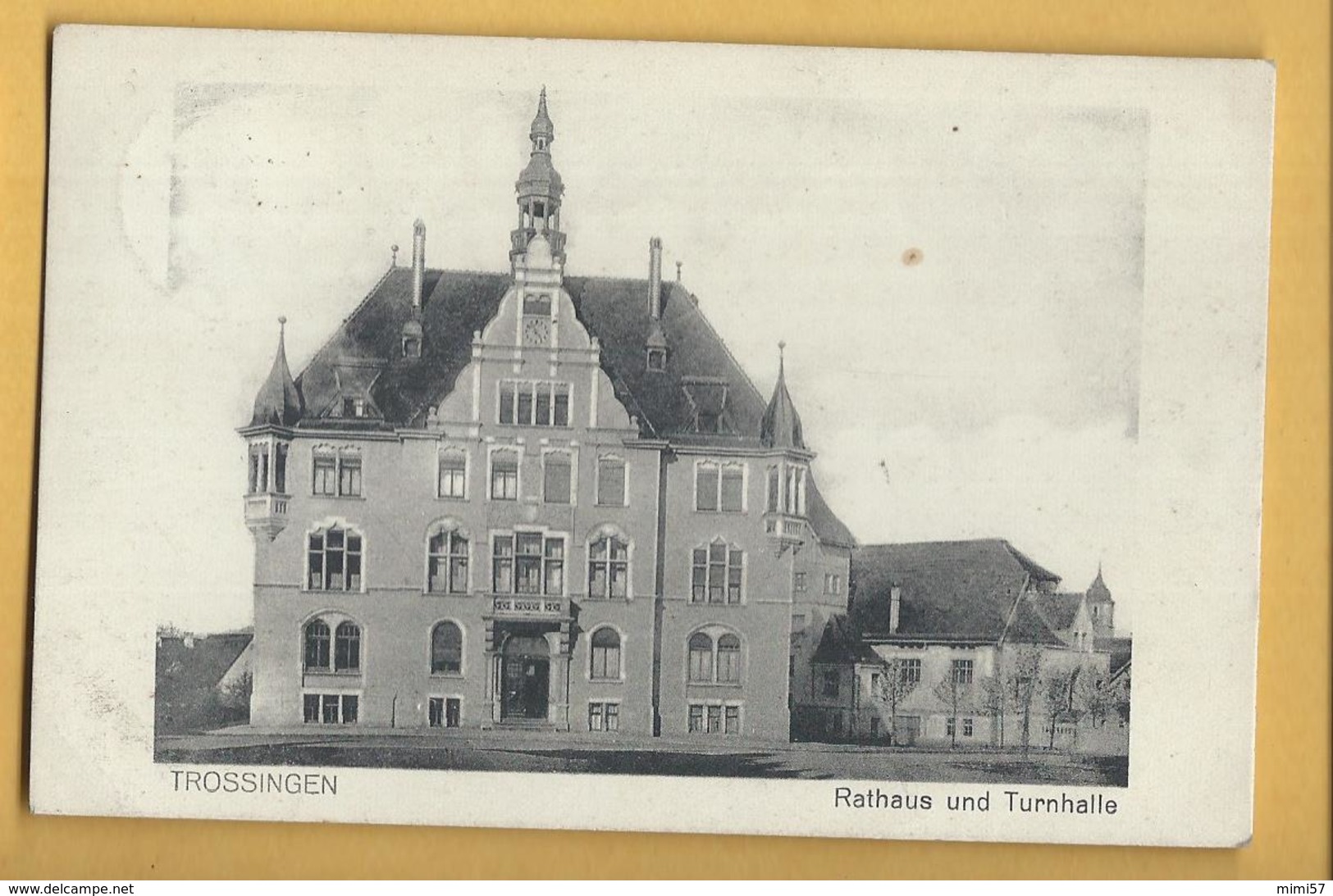 C.P.A. TROSSINGEN - Rathaus Und Turnhalle - Trossingen