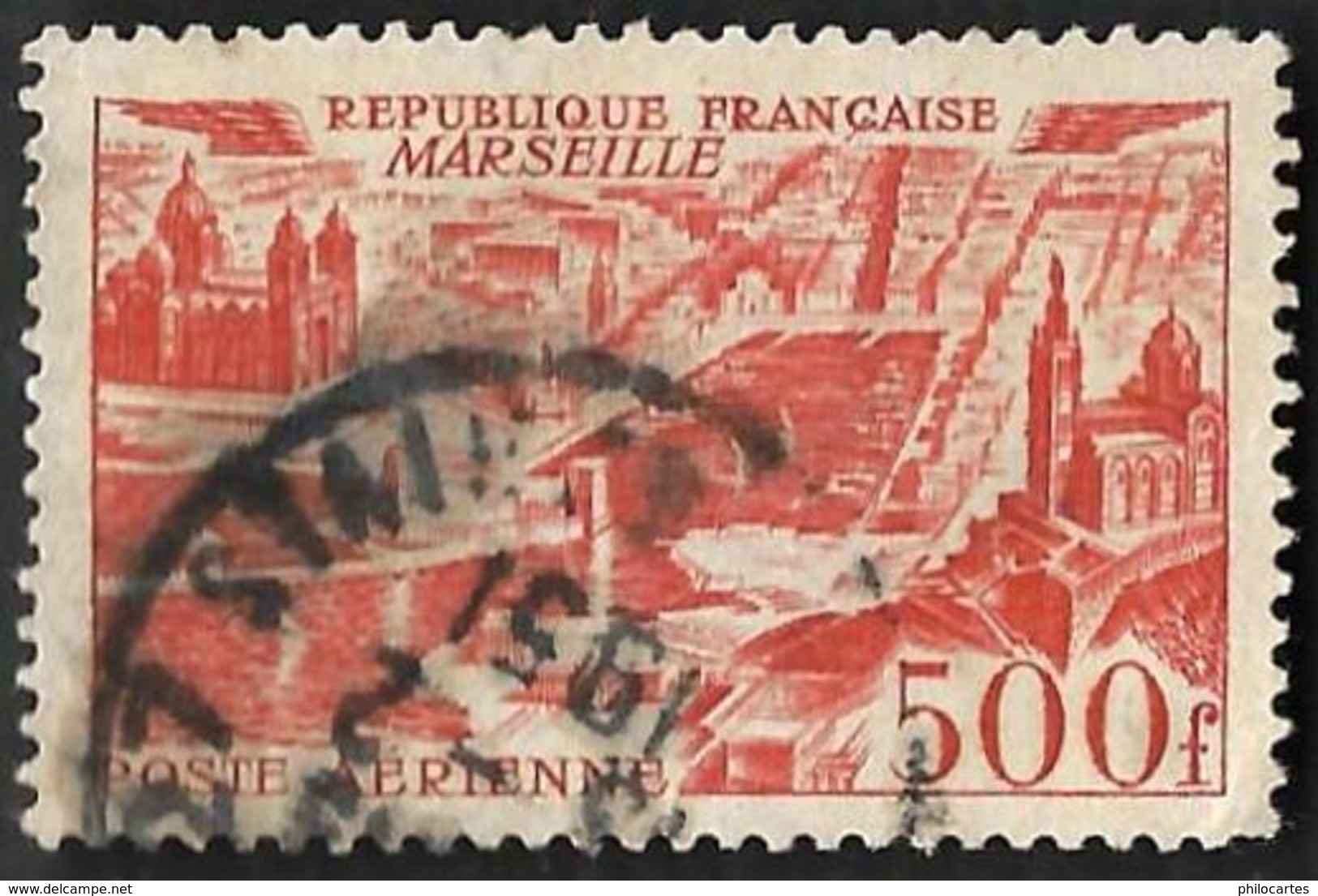 FRANCE  1949  -  PA 27 - Marseille  - Oblitéré - Cote 7e - 1927-1959 Used