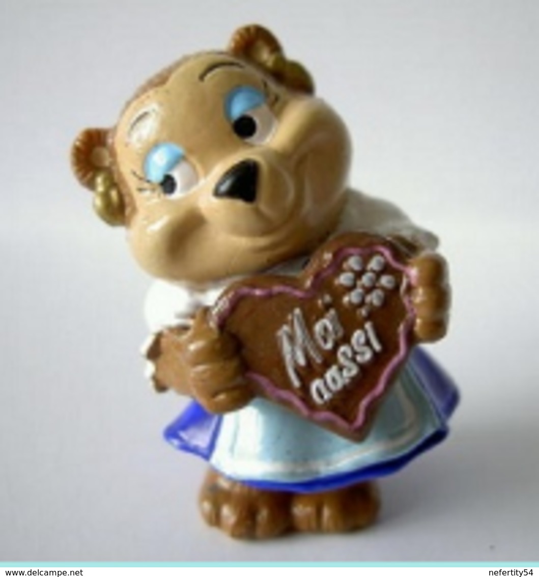 Figurine Kinder - Kati Mide - Les Ours Bavarois à La Foire - France - 1999 - Monoblocs