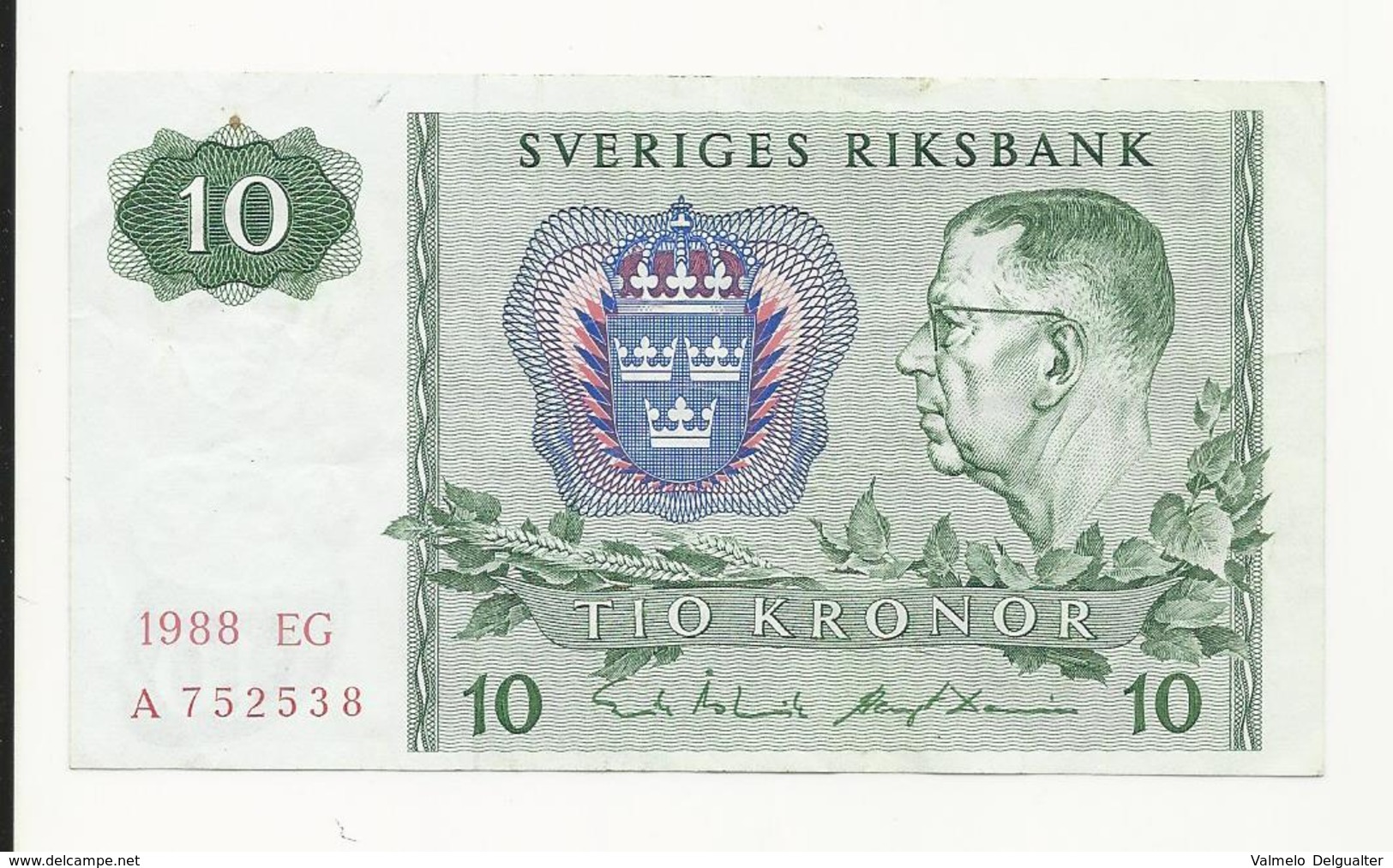 Sweden 10 Kronor 1988 VF+ - Zweden