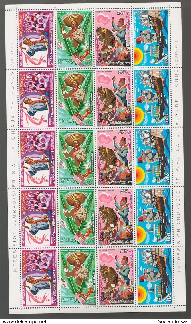 Tunisie - 1985 - N°Yv. 1029A I - Feuillet Victoire / Bourguiba - Dentelé / Perf. - Neuf Luxe ** / MNH / Postfrisch - Tunisia (1956-...)