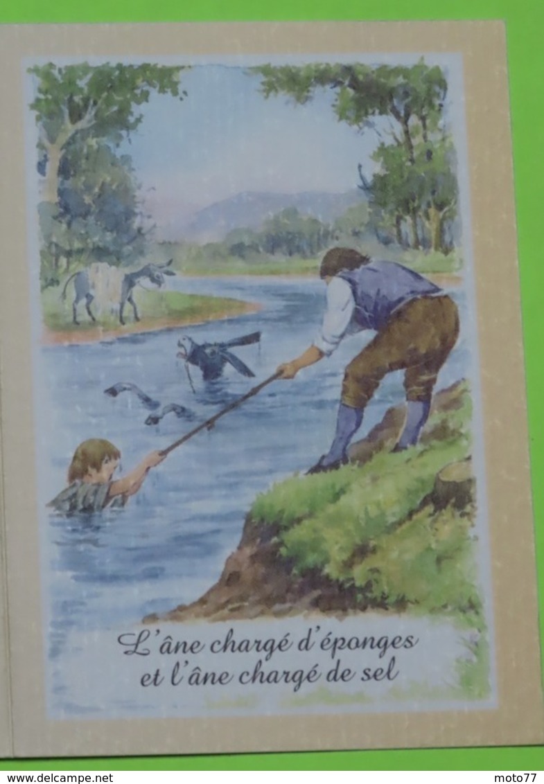 CALENDRIER 2006 - PUB - Jean De LA FONTAINE Ses Fables Et Château Thierry - Les Ânes - 28-7x10 - Très Bon état / 261 - Autres & Non Classés