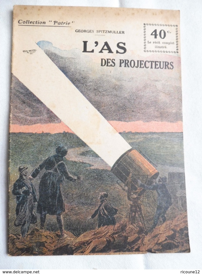 Collection Patrie - Nmr 145 - L'As Des Projecteurs -Edition Rouff - 1914-18