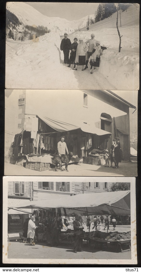 Lot De 31 Photos De Famille Situées à Chamonix, Certaines Datées Au Dos 1917, 1920, 1926, 1934... - Lieux