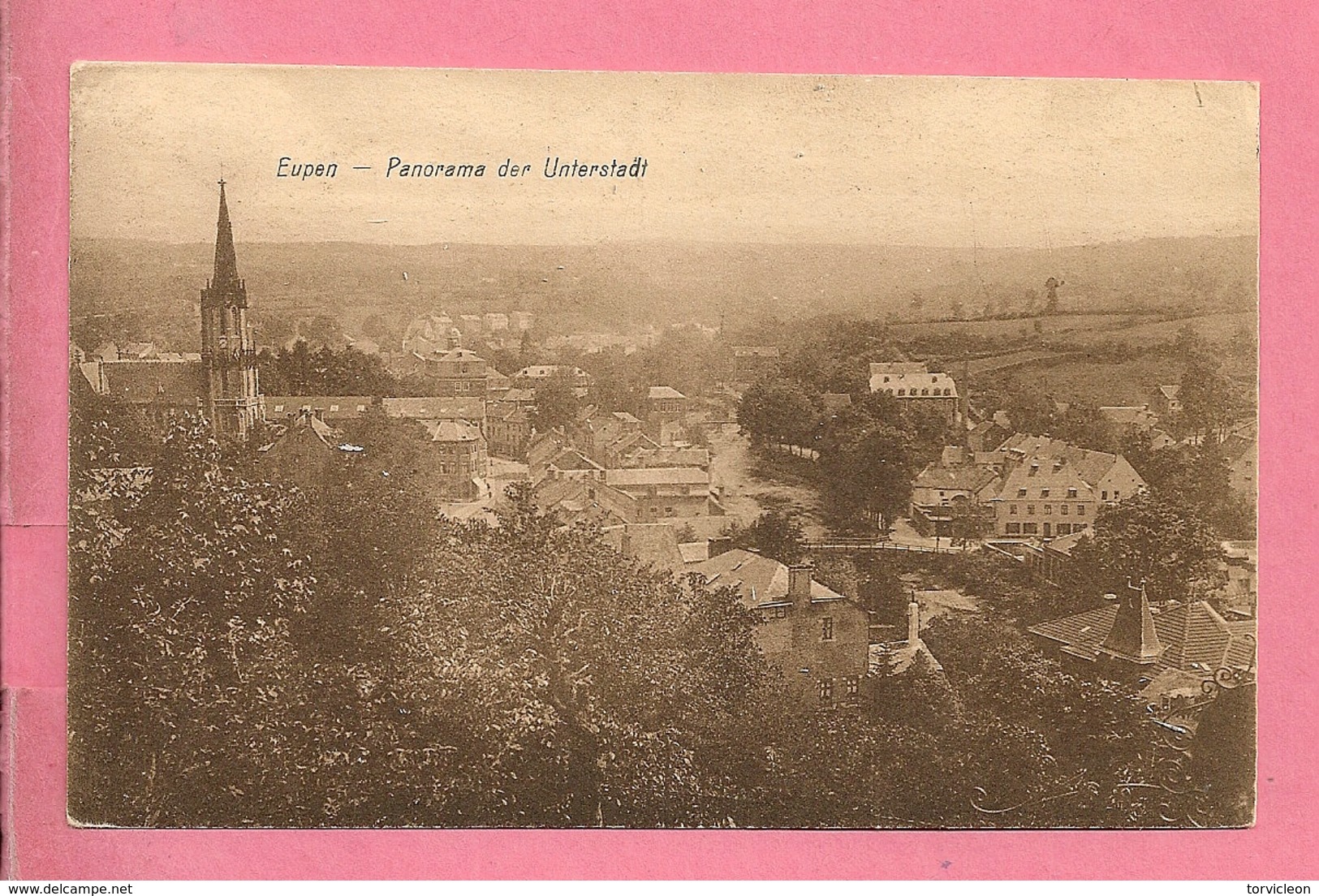 C.P. Eupen  =   Panorama  Der Unterstadt - Eupen