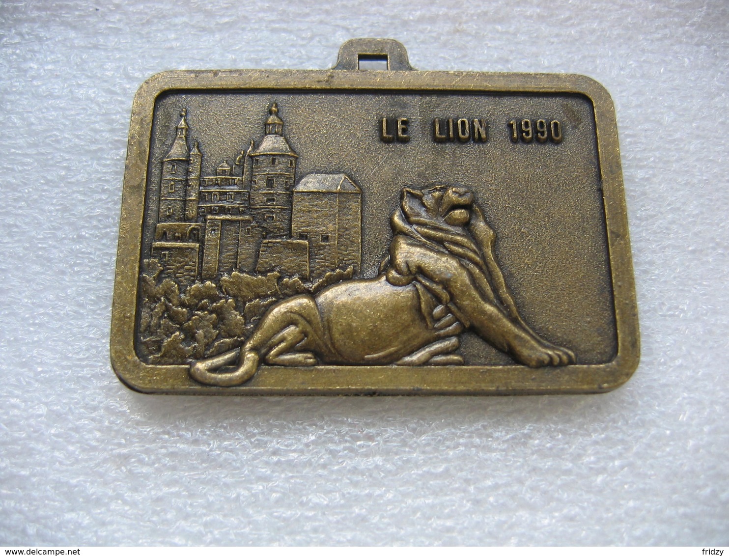 Médaille Du Lion De Belfort 1990 Et Sa Citadelle. Semi-marathon International Belfort-Montbeliard. FC Sochaux-Montbéliar - Obj. 'Souvenir De'