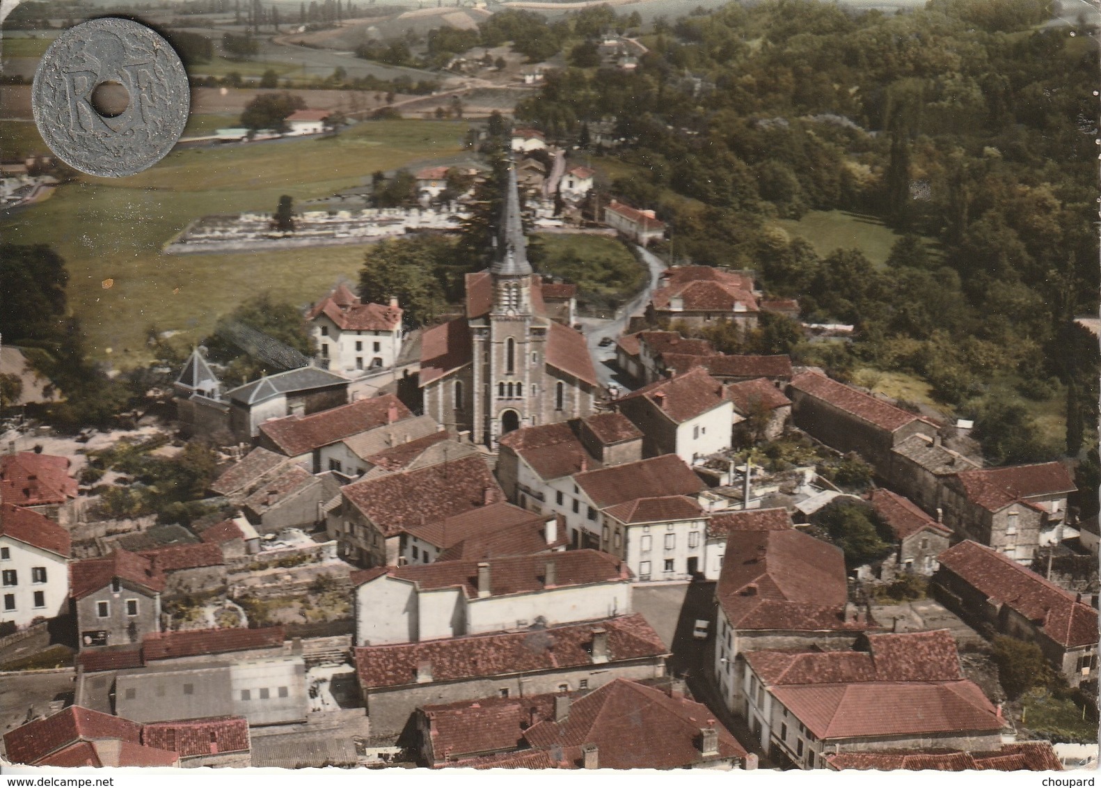 68 - Carte Postale Semi Moderne Dentelée De   BIDACHE   Vue Aérienne - Bidache