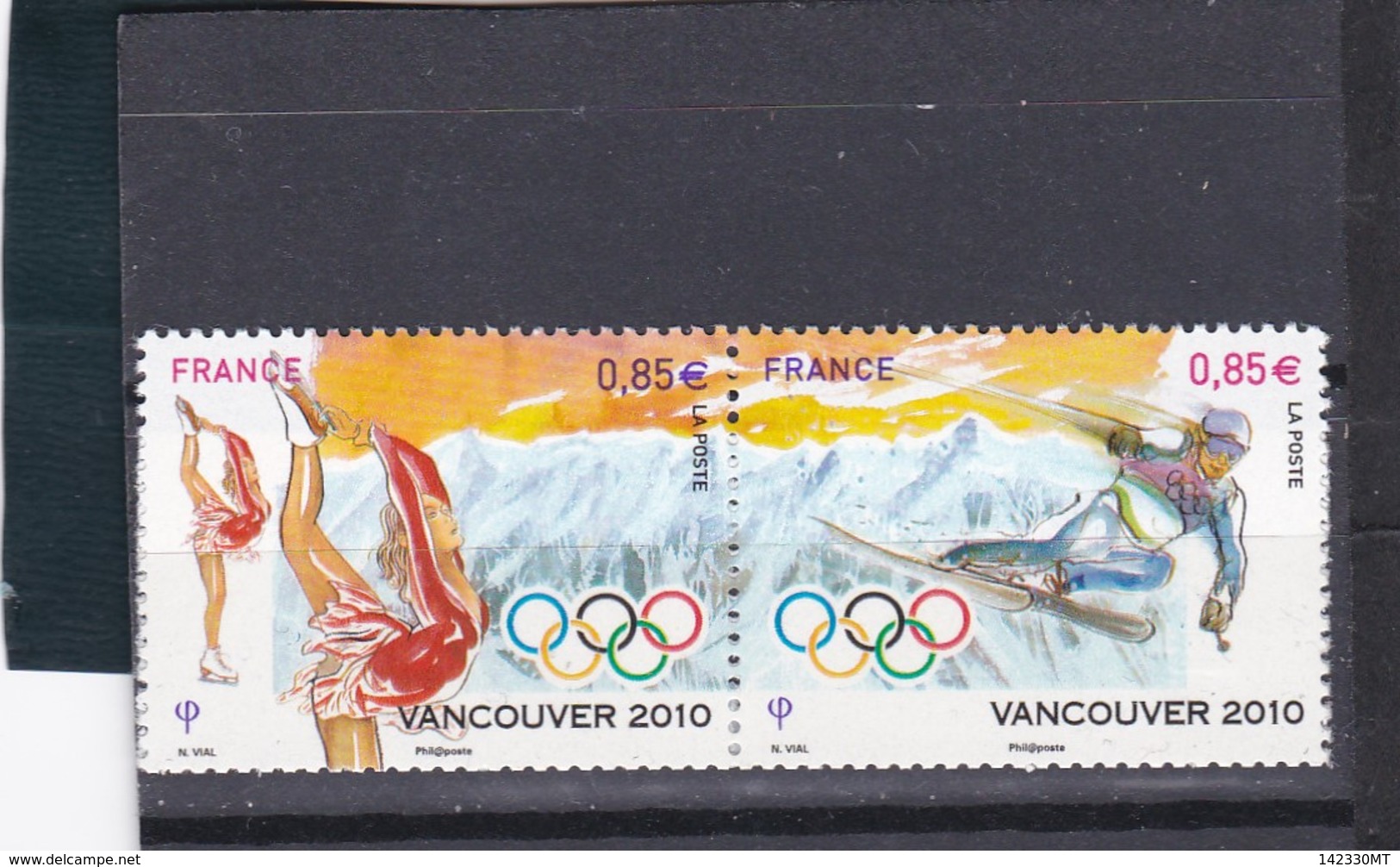 P 4436  NEUF (2010) Jeux Olympiques D'hiver De Vancouver - Used Stamps