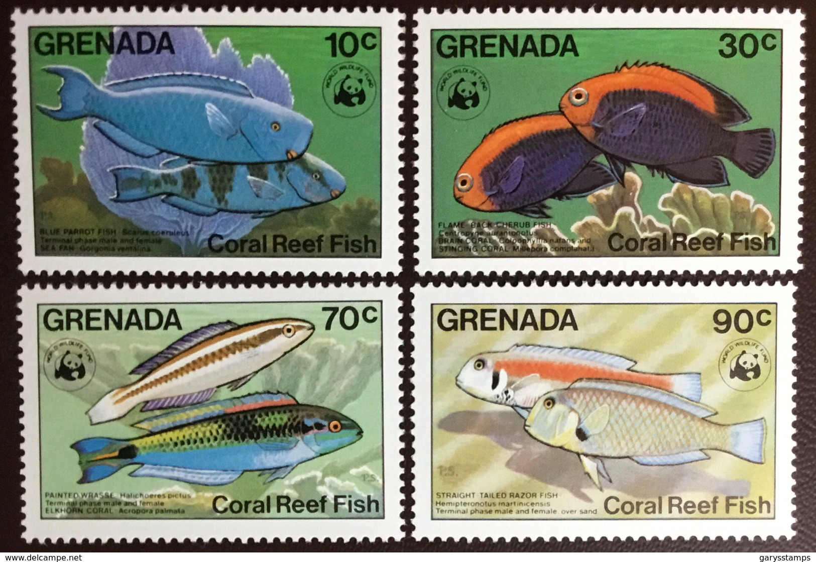 Grenada 1984 WWF Fish MNH - Fische