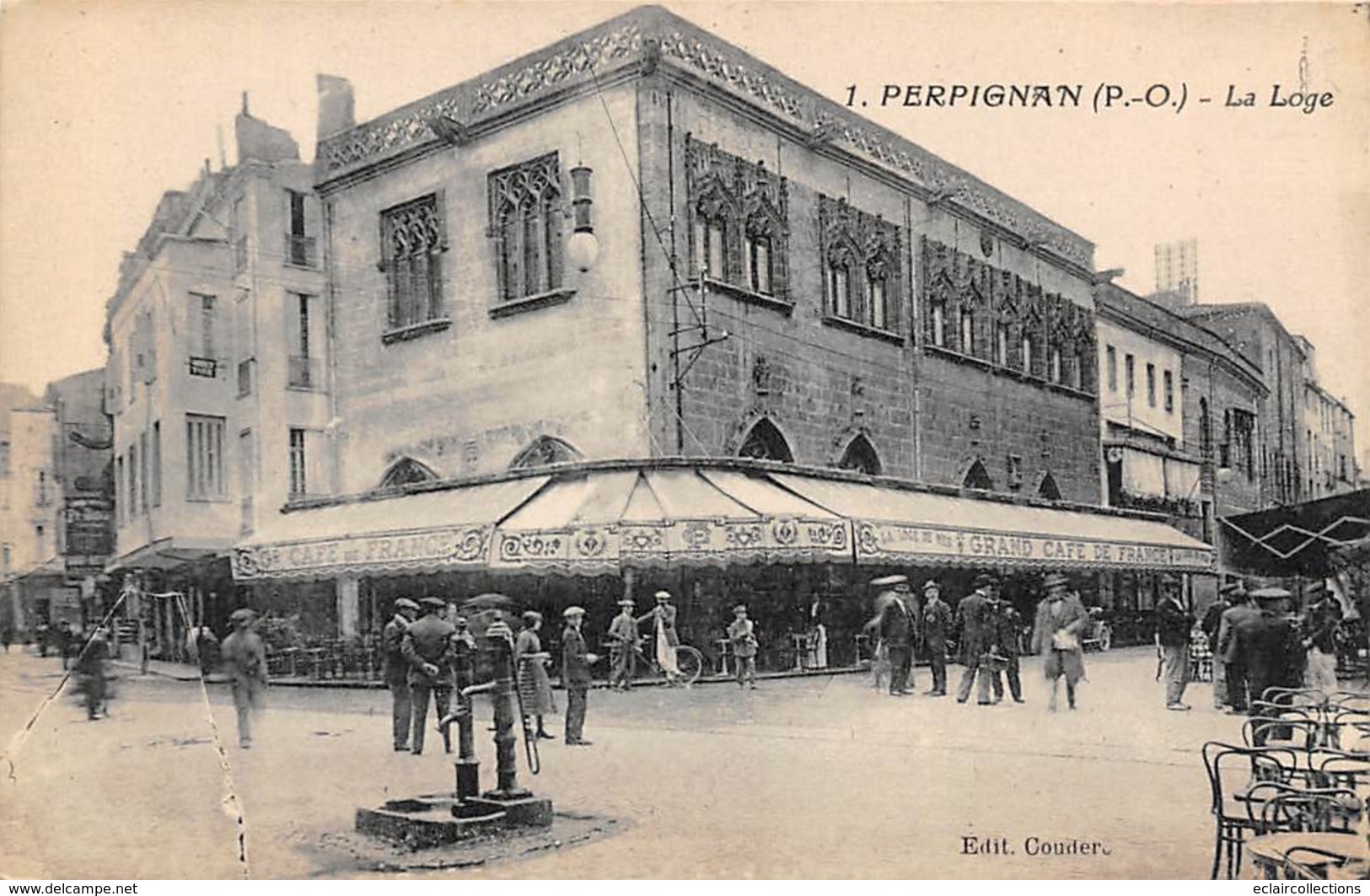 Perpignan       66           La Loge. Café De France     1           (voir Scan) - Perpignan