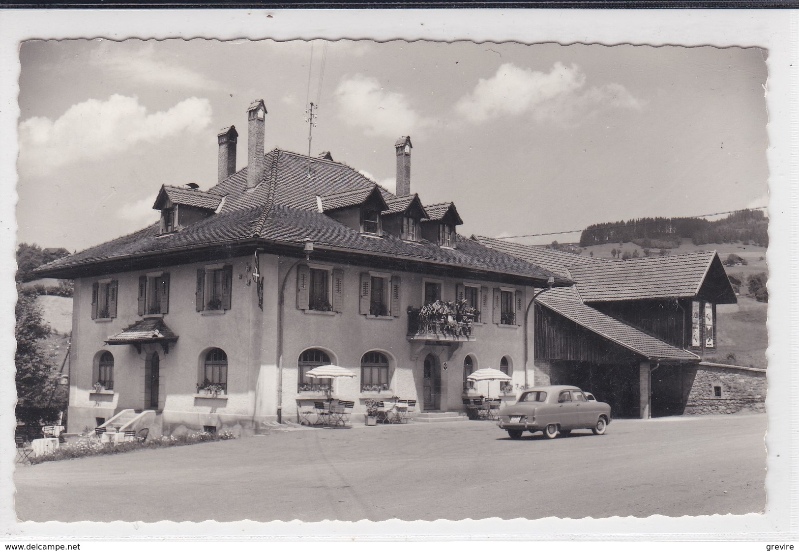 La Roche, Hôtel De La Croix Blanche. Voiture - La Roche