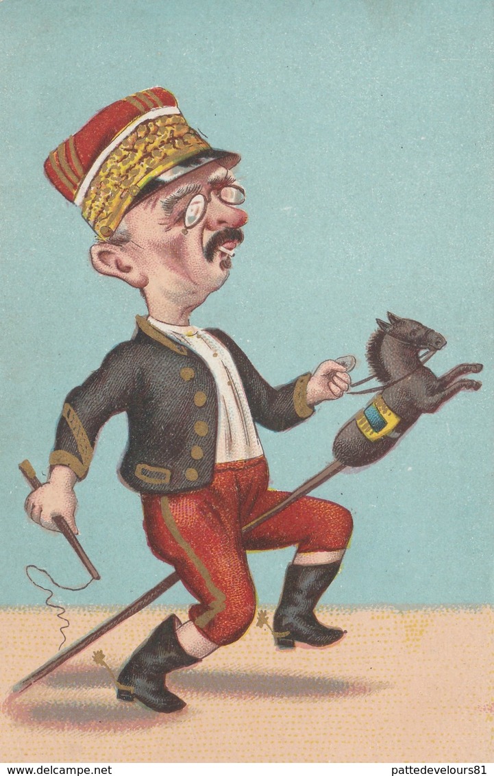 CPA Caricature Satirique Homme Politique ROUVIER Illustrateur (2 Scans) - Satiriques