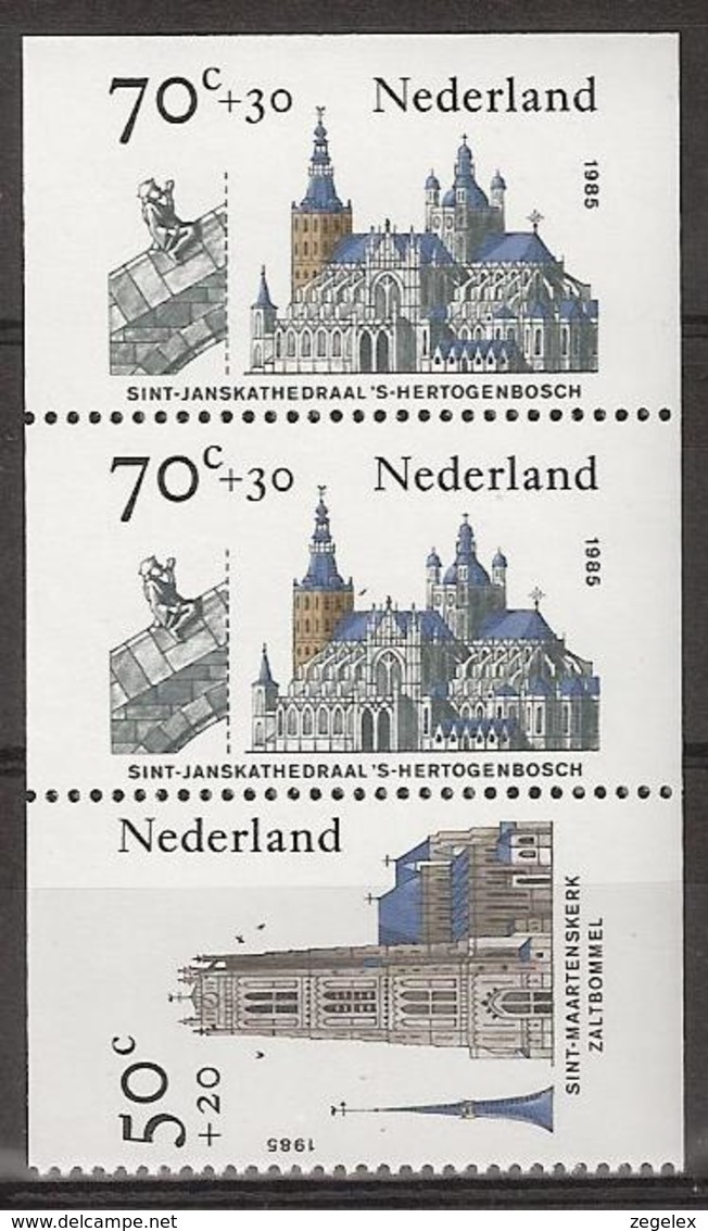 1985 Kerken Strook  NVPH 1328a,b,c Postfris/MNH/** - Neufs