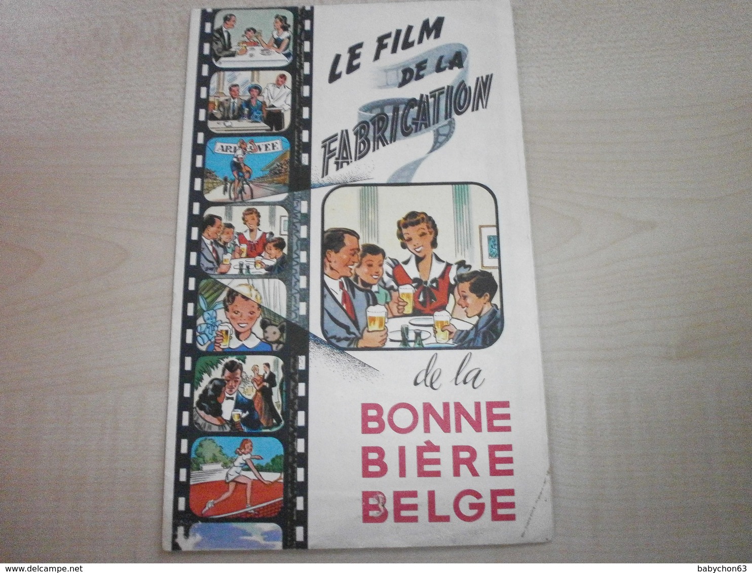 Ancienne Publicite LE FILM DE LA FABRICATION DE LA BONNE BIERE BELGE - Lebensmittel