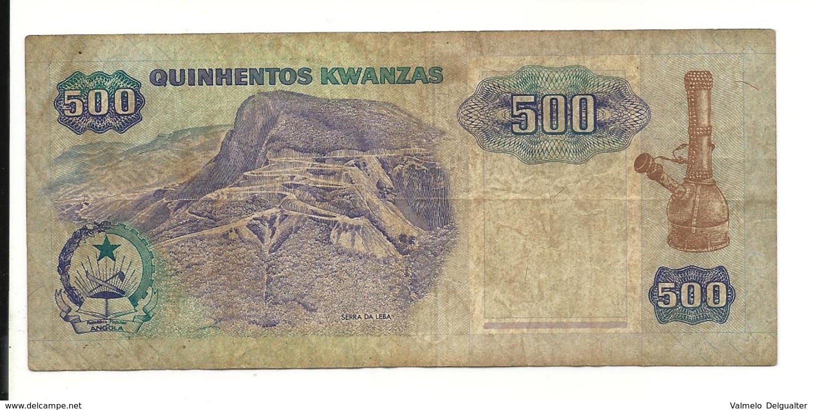 Angola 500 Kwanzas 1991 Fine - Angola