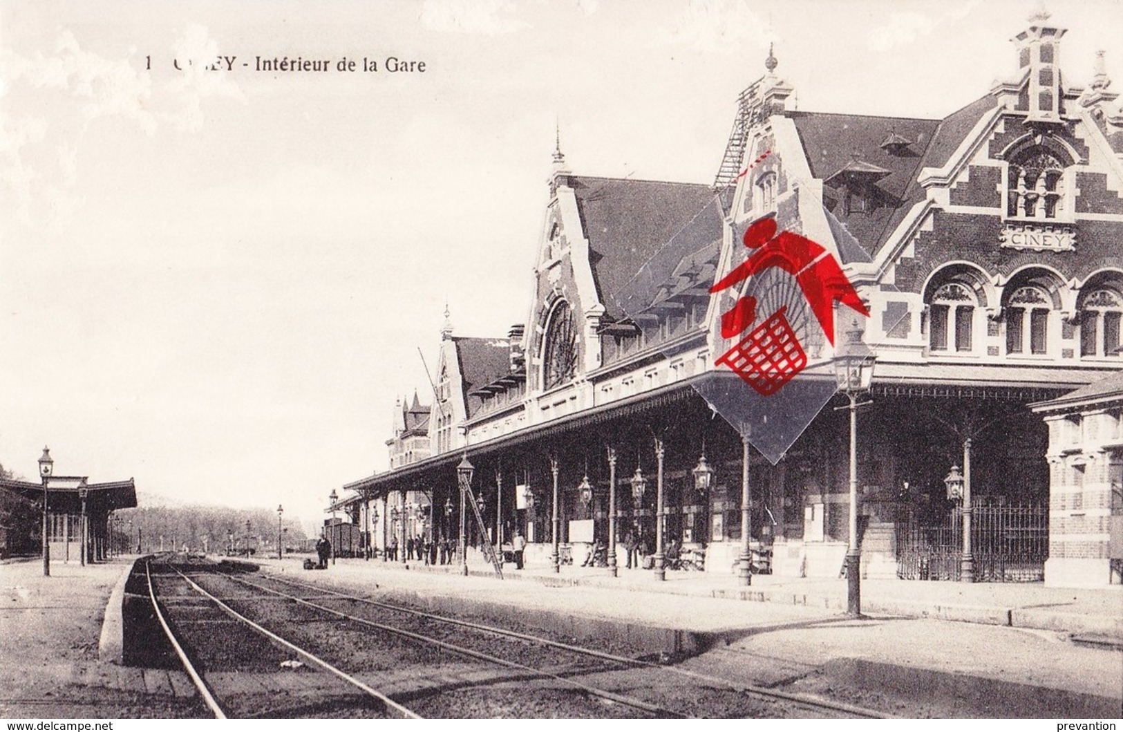 CINEY - Intérieur De La Gare - Ciney