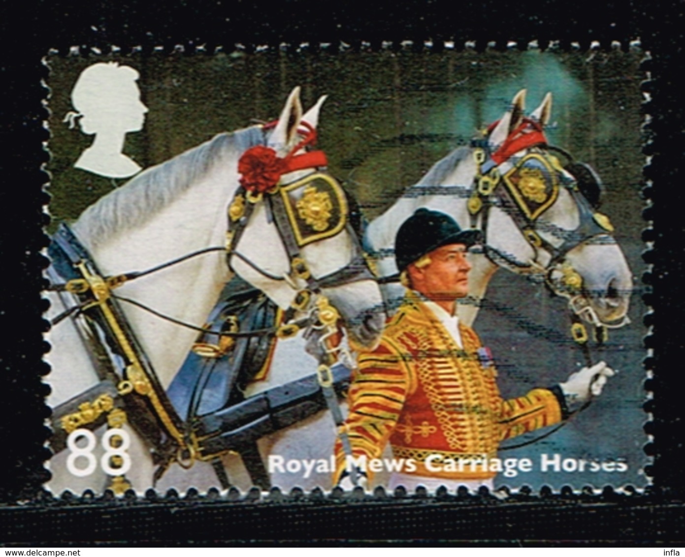 GB 2014,Michel# 3567 O Royal Mews Carriage Horses - Used Stamps