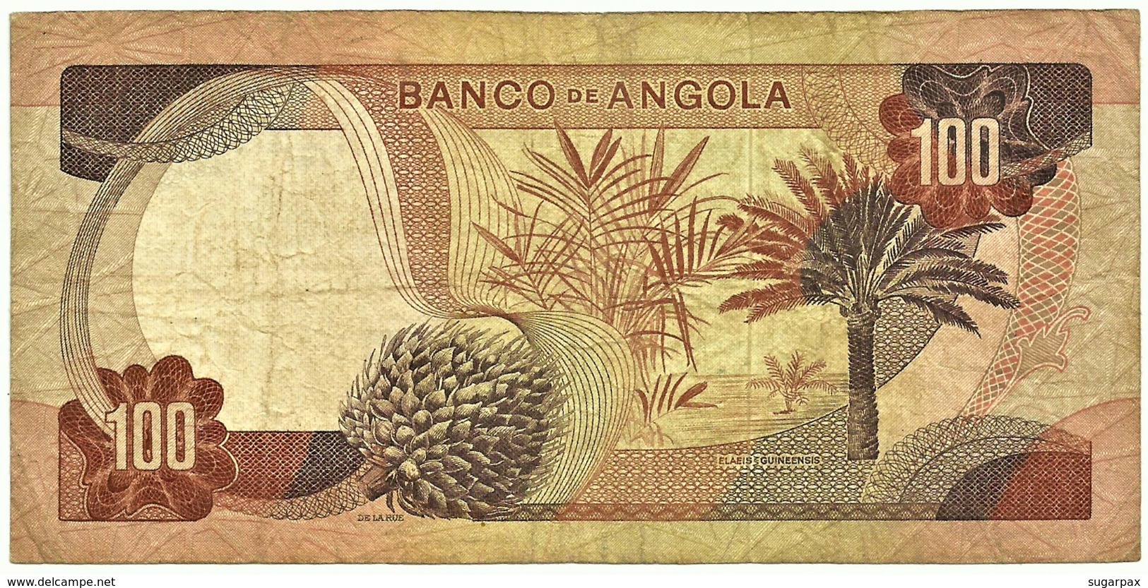 Angola - 100 Escudos - 24.11.1972 - Pick 101 - Série AH - Marechal Carmona - PORTUGAL - Angola