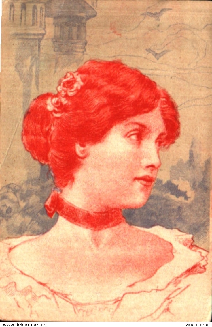 Femme Illustrée 395, Rouge Et Gris - 1900-1949