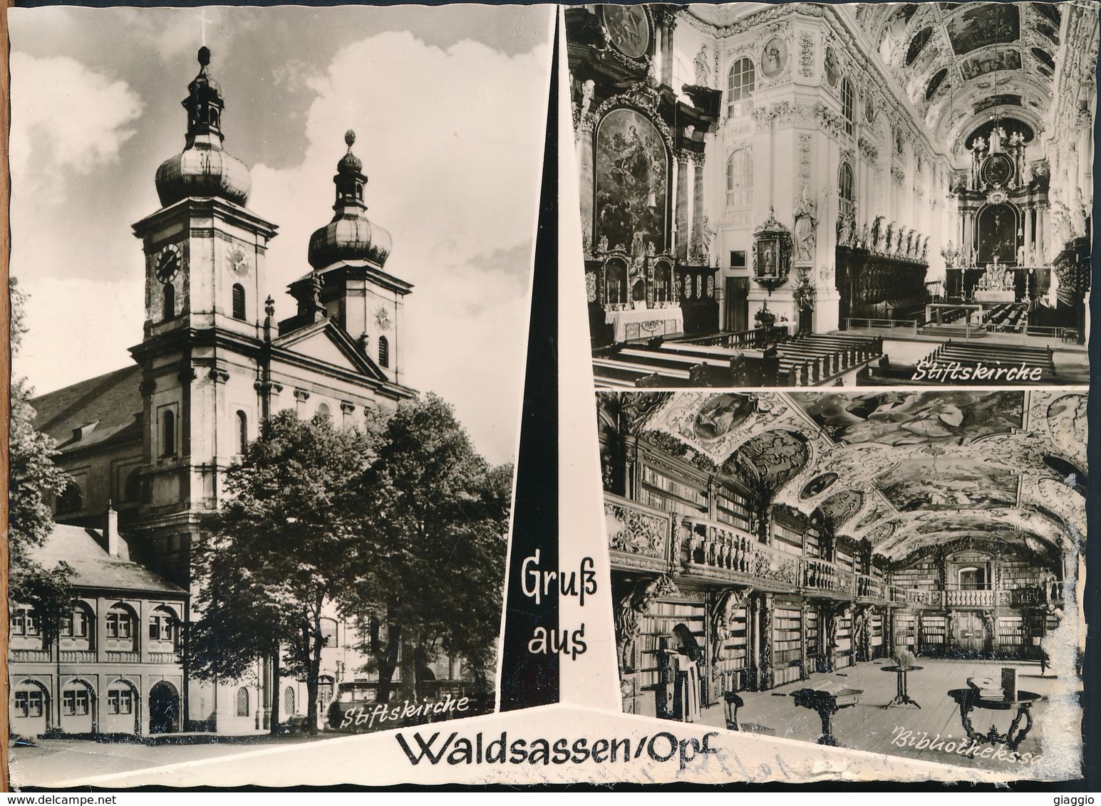 °°° 17603 - GERMANY - GRUSS AUS WALDSASSEN - 1974 With Stamps °°° - Waldsassen