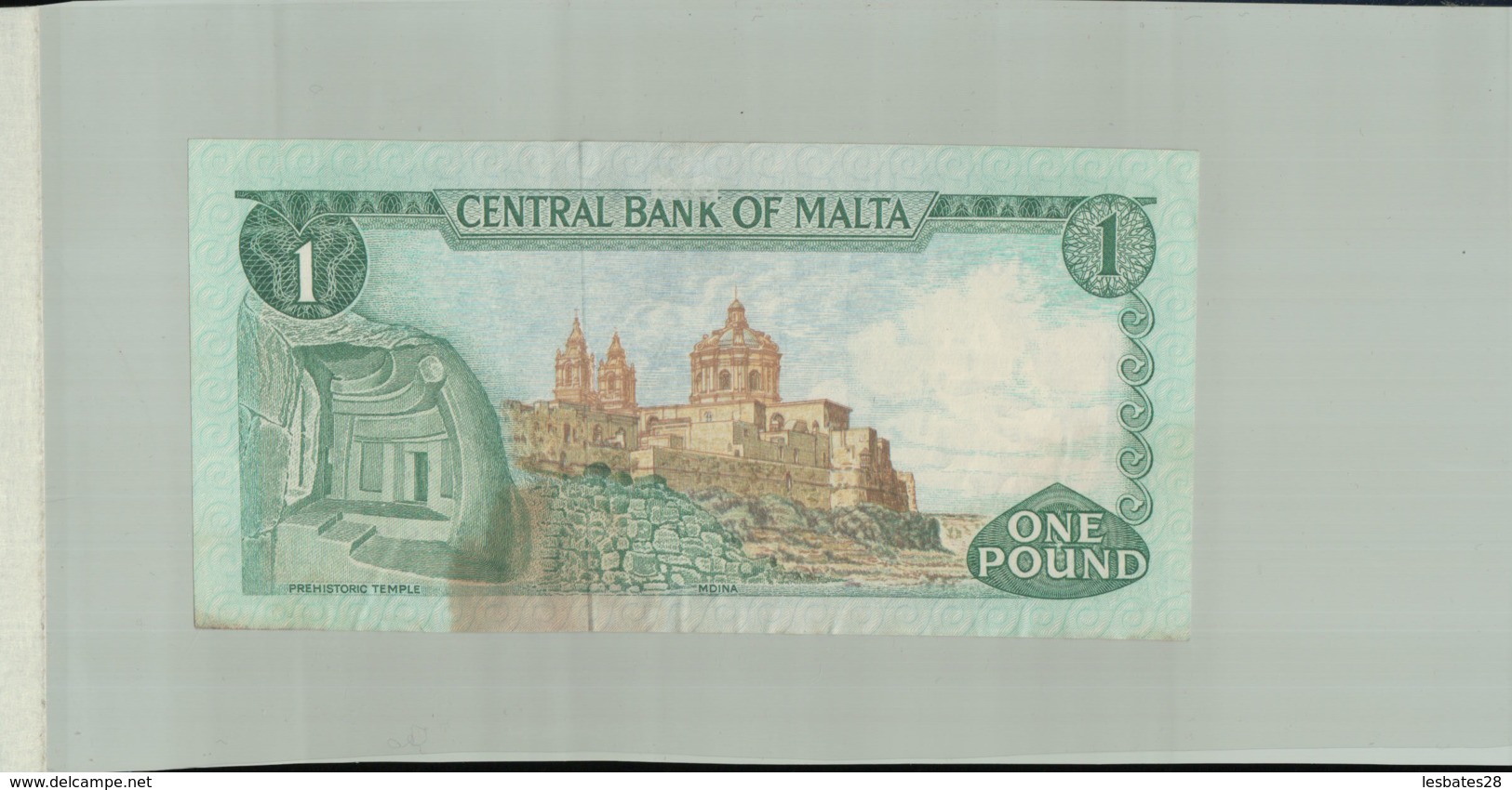 BILLET Banque  CENTRAL BANK OF MALTA  1 LIRA  1967 (ONE POUND)   -Janv 2020  Clas Gera - Malte