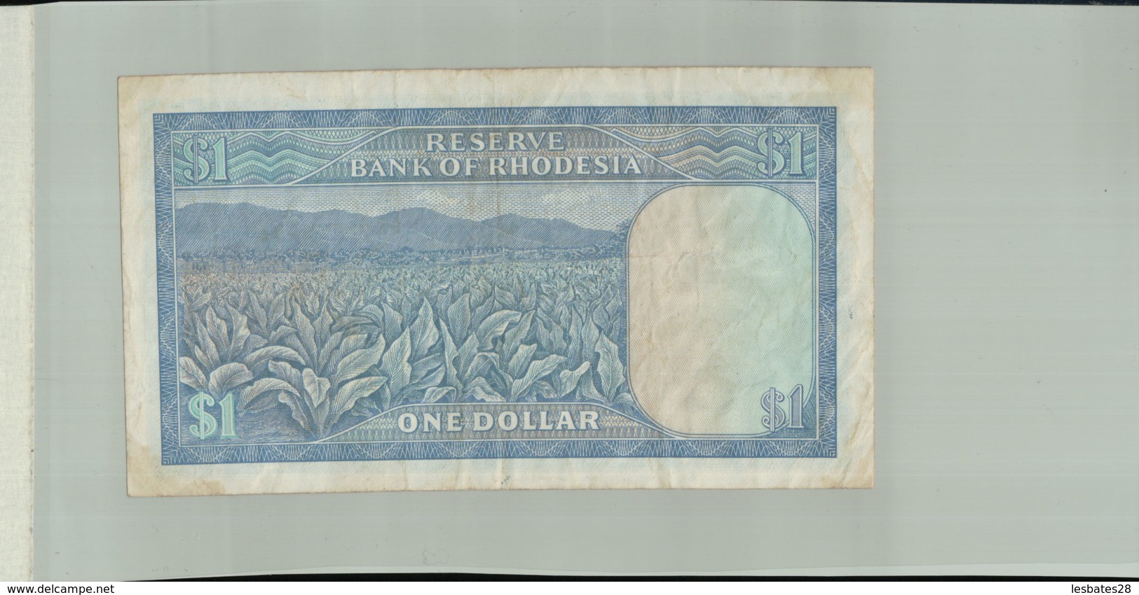 Billet Banque  Réserve Bank Of Rhodesia One Dollar 1974 -Janv 2020  Clas Gera - Rhodésie