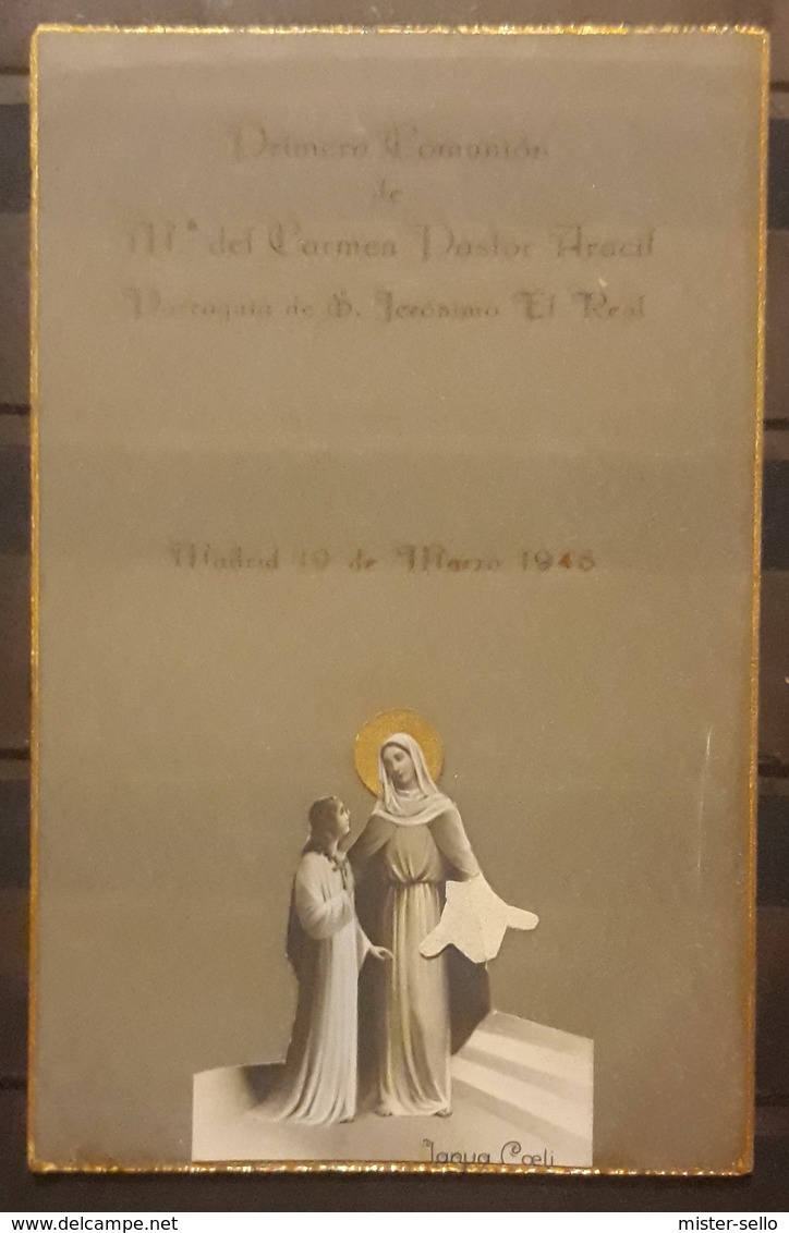 RECUERDO DE PRIMERA COMUNIÓN - Imágenes Religiosas