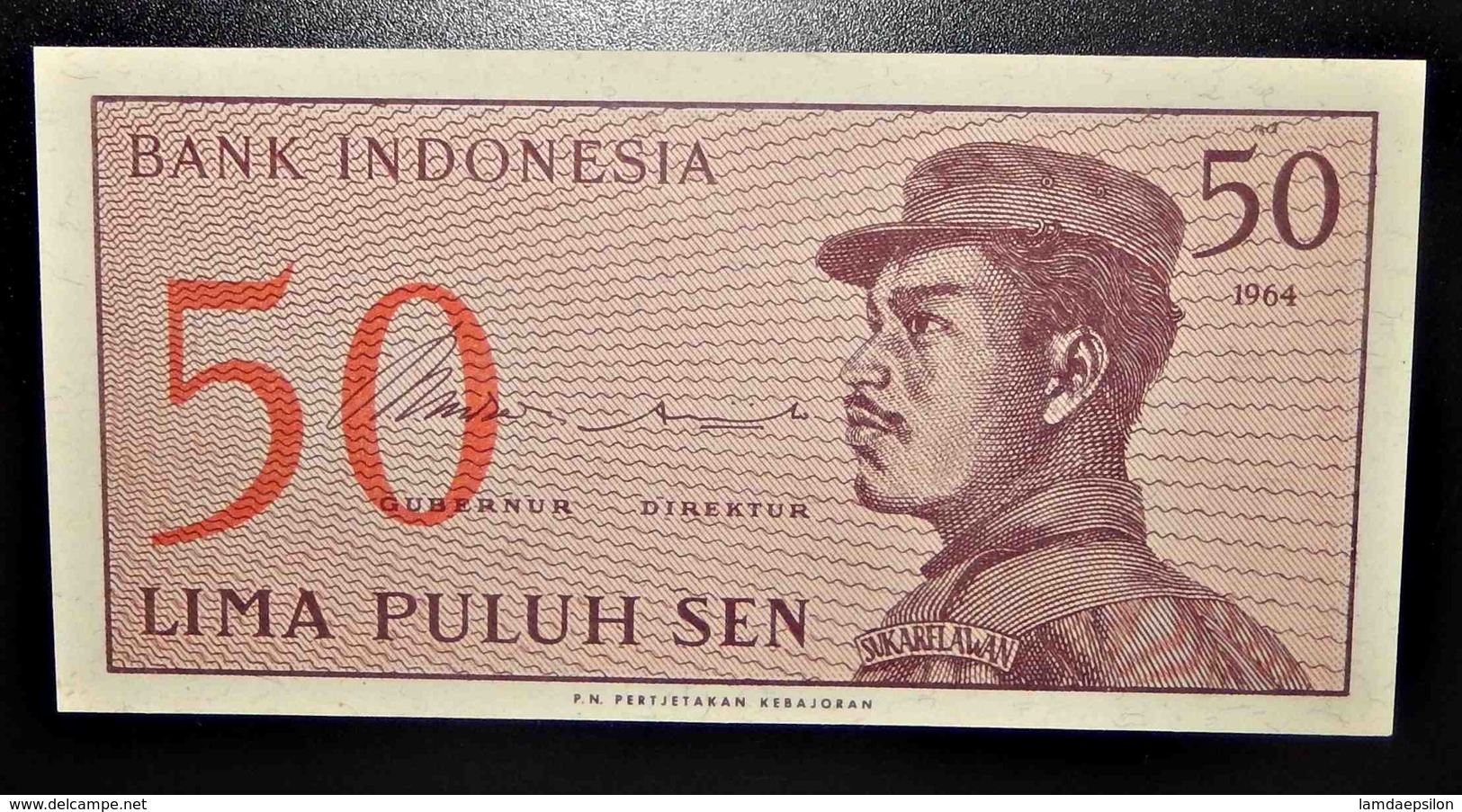A2 BILLETS DU MONDE WORLD BANKNOTES INDONESIA 1964 - Other & Unclassified