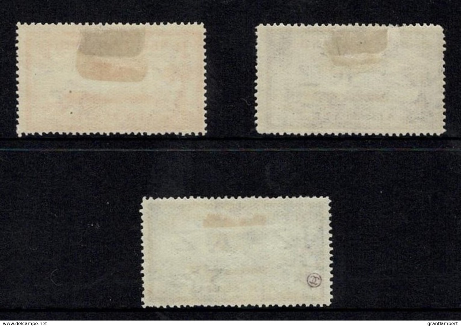 New Zealand 1935 Air Mail Set Of 3 MH - - - Unused Stamps