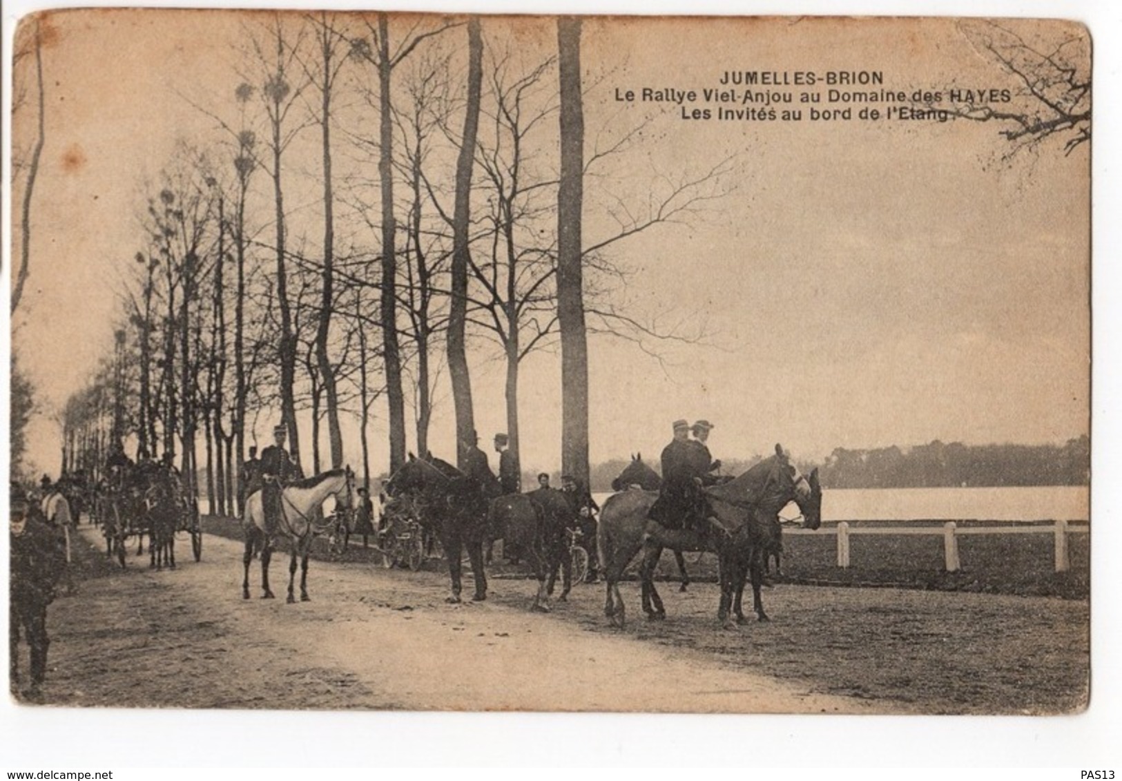 JUMELLES-BRION 1919 DOMAINE DES HAIES RALLYE DE VIEL ANJOU - Altri & Non Classificati