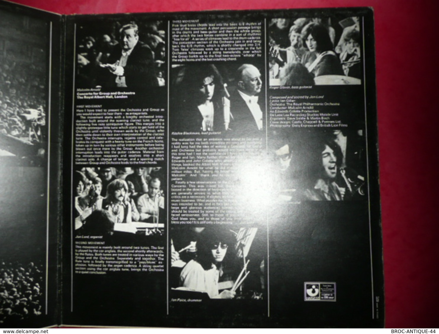 LP N°1718 - DEEP PURPLE - THE ROYAL PHILHARMONIC ORCHESTRA - COMPILATION 4 TITRES - TRES GRAND GROUPE - Rock