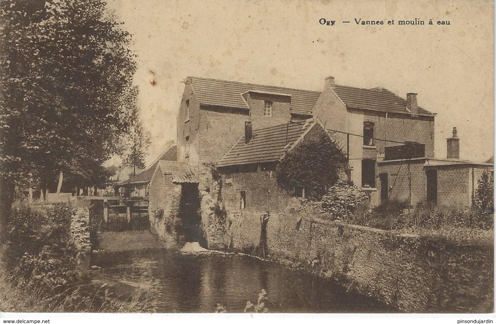 OGY - Lessines Les Vannes Et Le Moulin à Eau (edit Vve Bruyère) - Lessines