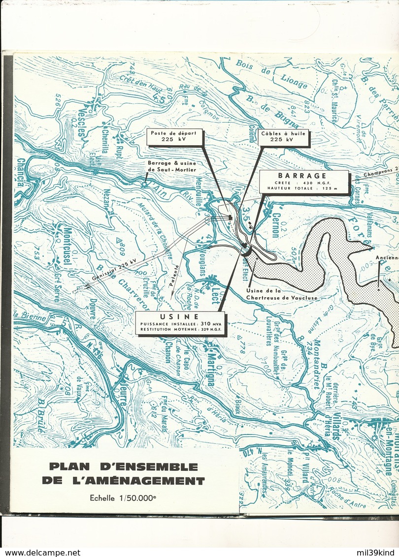 DEPLIANT Technique - Barrage De VOUGLANS 39 - Public Works