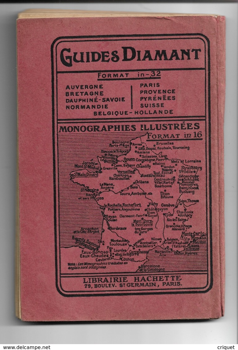 Tourisme, Géographie, Rare Guide Diamant Royan-Saintes, édition Hachette1923, Beau Document - Dépliants Touristiques