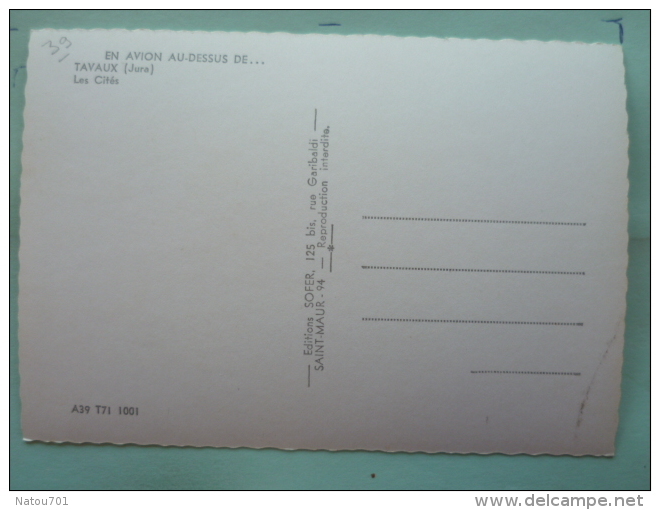 V08-39-A-jura-en Avion Au Dessus De Tavaux--les Cites-- - Tavaux