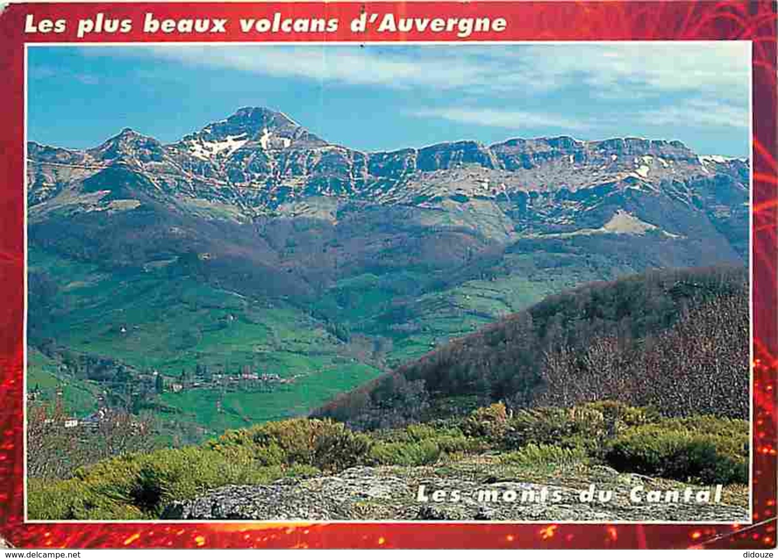 15 - Les Monts Du Cantal - Au Fond De La Vallée De Mandailles Le Village De Rudez - Voir Scans Recto-Verso - Autres & Non Classés