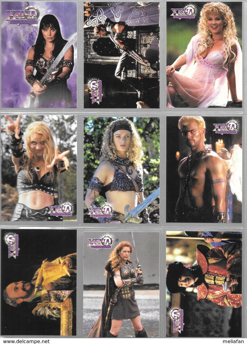 BF41 - SERIE COMPLETE 72 CARTES TOPPS - XENA ART SET GALLERY 1 - Xena