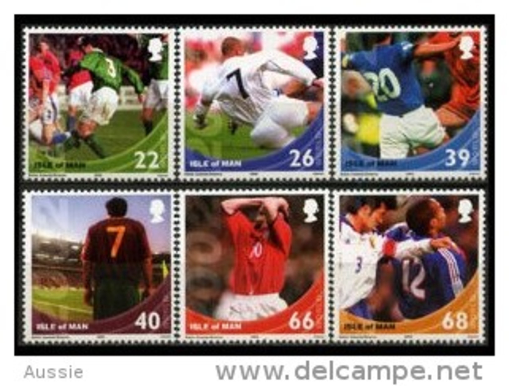 Ile De Man 2002 Yvertn° 1011-16 *** MNH Cote 13 Euro Sport Soccer Football - Isle Of Man