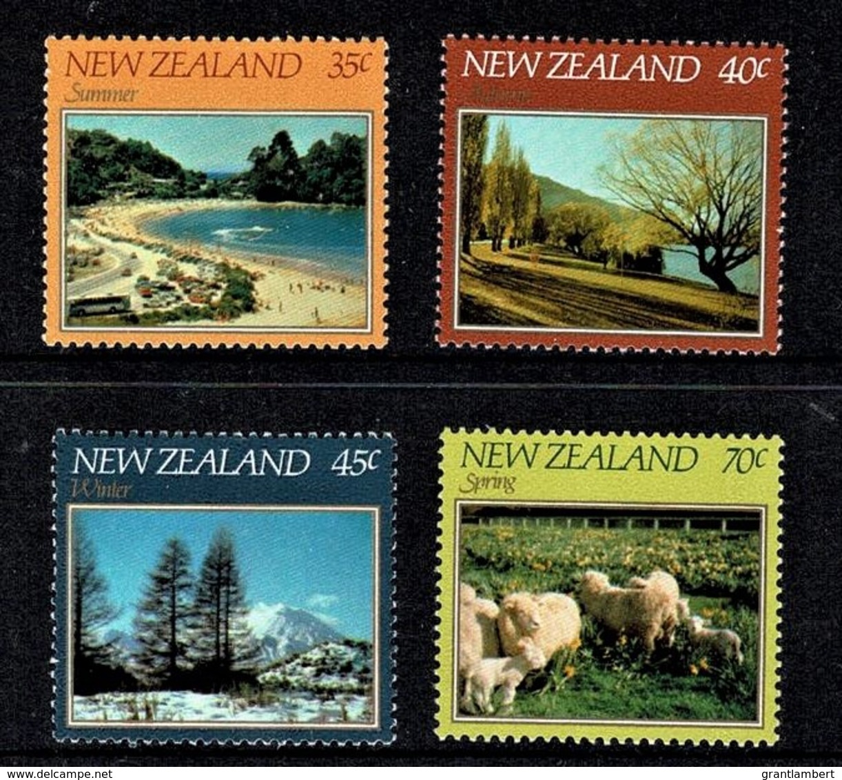 New Zealand 1982 The Four Seasons Set Of 4 MNH - - Ongebruikt